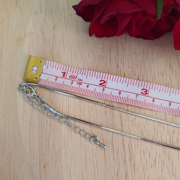 Swan Diamante Long Necklace - Picture 7 of 9